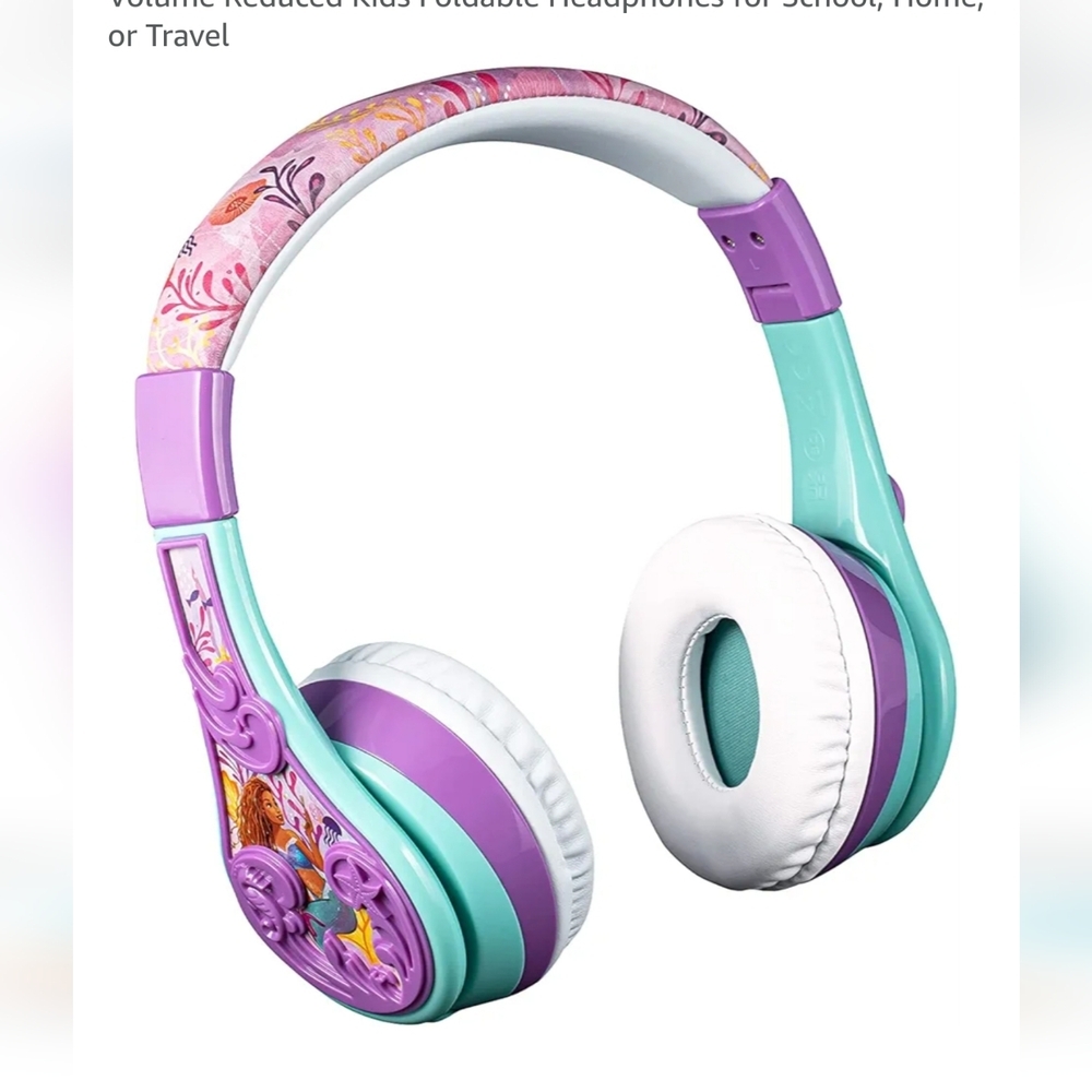 Wireless Headphones with Microphone Includes Aux Cord, Volume Reduced,* NIB* - Picture 6 of 7